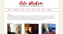 Desktop Screenshot of gitawisdom.org